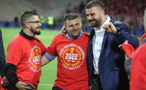 Foto: Dž.K./Radiosarajevo / Pogledajte kako su igrači Veleža proslavili trofej pobjednika Kupa BiH